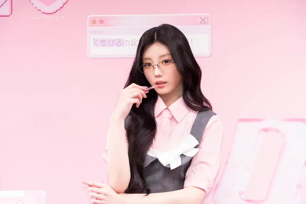 【イベントレポート】ILLIT WONHEEがrom&ndモデルとして初登壇！ロムアンド商事 アイドル課の“課長”としてオフィスルックで新作リップオイルをプレゼン！？ 画像 1