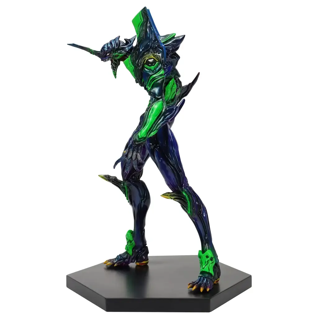 『ヱヴァンゲリヲン 新劇場版』に登場する、『エヴァンゲリオン初号機』が、造型作家 Yoshi.氏デザインのハイクオリティフィギュアとして、夜の街で戦闘するシーンをイメージした限定カラーで登場！ 画像 3