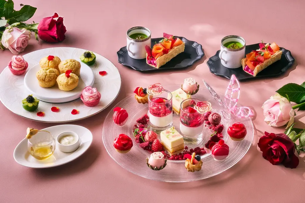 美しく咲き誇るローズガーデンをデザインした季節のアフタヌーンティーFloral Blossom Afternoon Tea～Rose～を販売 ザ・プリンスギャラリー 東京紀尾井町 画像 1
