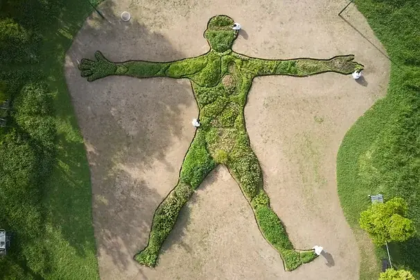 古くから薬草と深いゆかりのある多気町に、“人型のランドスケープアート”誕生！人型をした巨大なハーブ畑がVISONに登場 画像 11