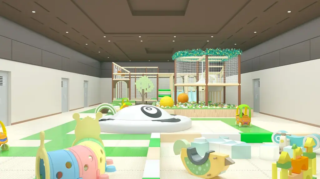 大江戸温泉物語あいづのこどもひろばがリニューアル