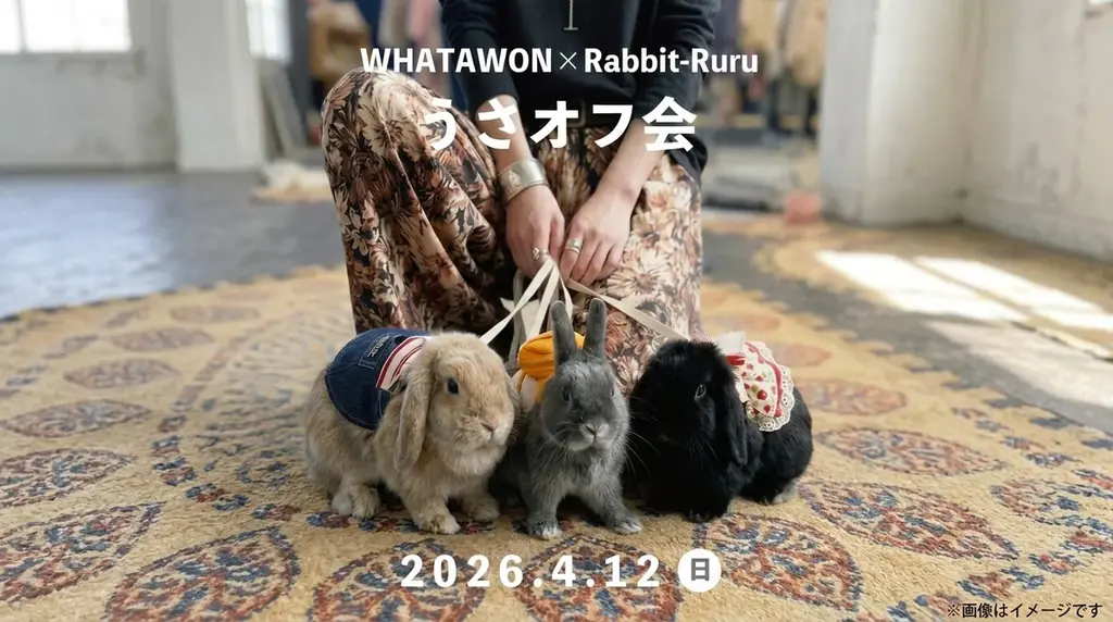 うさオフ会｜うさぎと1日楽しむ撮影＆限定グッズ｜ベストカレンダー