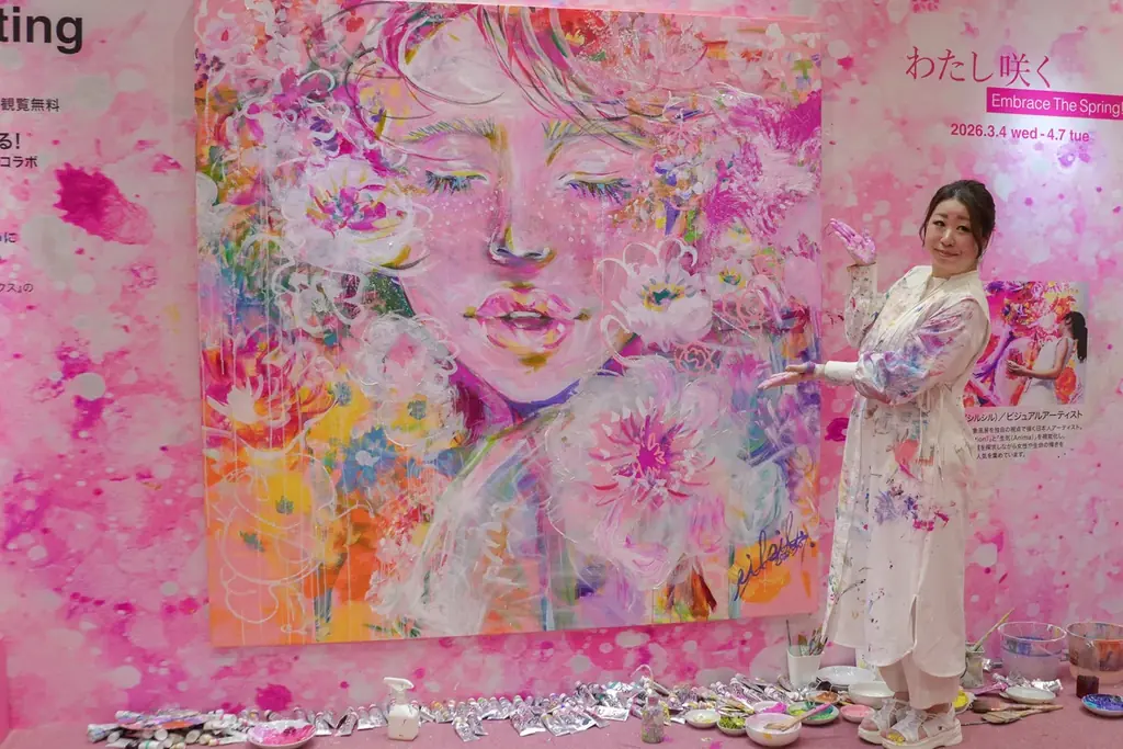 「話題のアーティスト silsilによるライブペインティング 第2弾」を4月15日(水)に開催！〈大丸京都店〉 画像 4