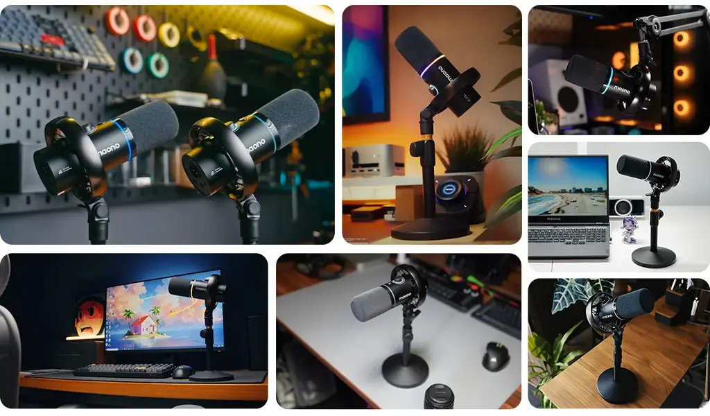 公開後1週間で200万円を達成！革新的な3WAY接続！ワイヤレス×USB×XLRダイナミックマイクmaono PD200W Hybrid 画像 7