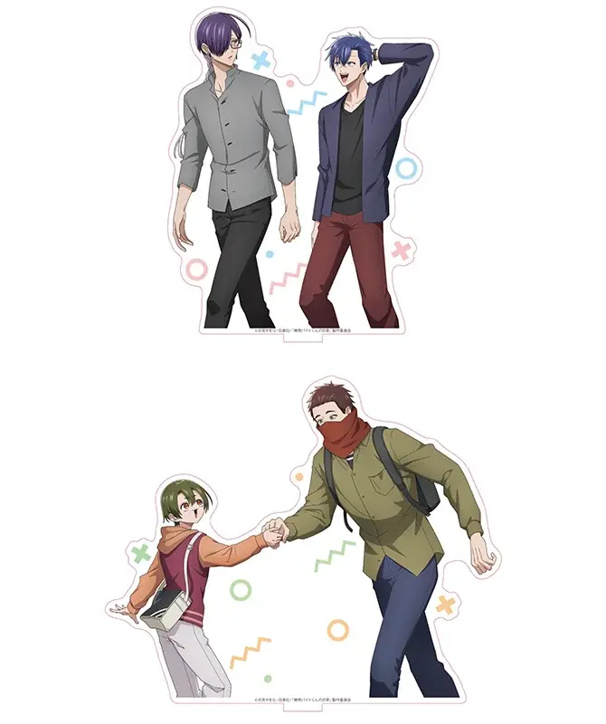 TVアニメ『拷問バイトくんの日常』Blu-ray＆DVDの、アニメイト限定セット付属アイテム＆アニメイト全巻購入特典のデザインが公開！　セロ、シウ、ミケ、ヒューの描き下ろしイラストを使用!! 画像 2