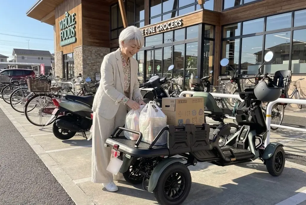 【ついに情報解禁】ブレイズ、「特定小型原動機付自転車」区分で当社初の4輪モデル「BLAZE e-CARGO（ブレイズ イーカーゴ）」を発売！ 画像 3