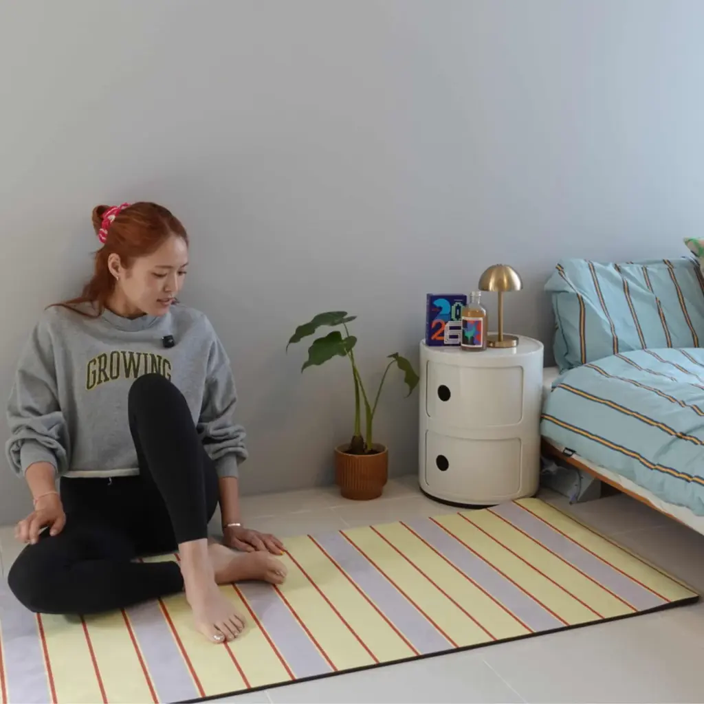 【2026SS 新作】敷きっぱなしで、セルフケアを習慣に。インテリアに溶け込むストレッチマットブランド 8ed Studioから新しく4種のデザインが新登場 画像 6