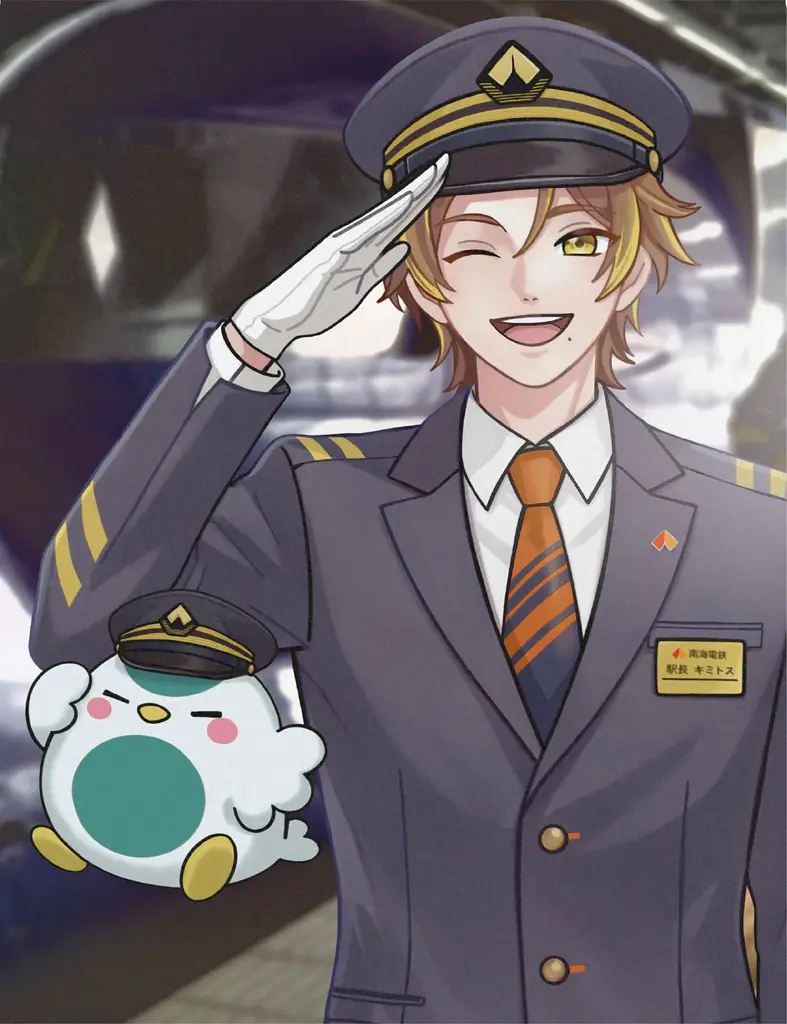 人気ストリーマー「キミトス」、南海・難波駅の特別駅長に就任（4月13日～5月10日）e スタジアムなんば本店に「キミトスミュージアム」誕生 画像 2