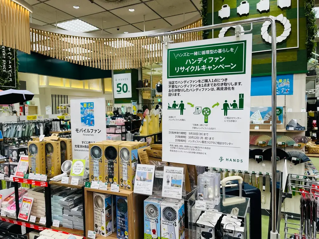 ハンディファン回収キャンペーン