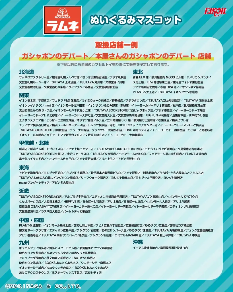 『森永ラムネ』の「ぬいぐるみマスコット」がカプセルトイで登場！ 画像 3