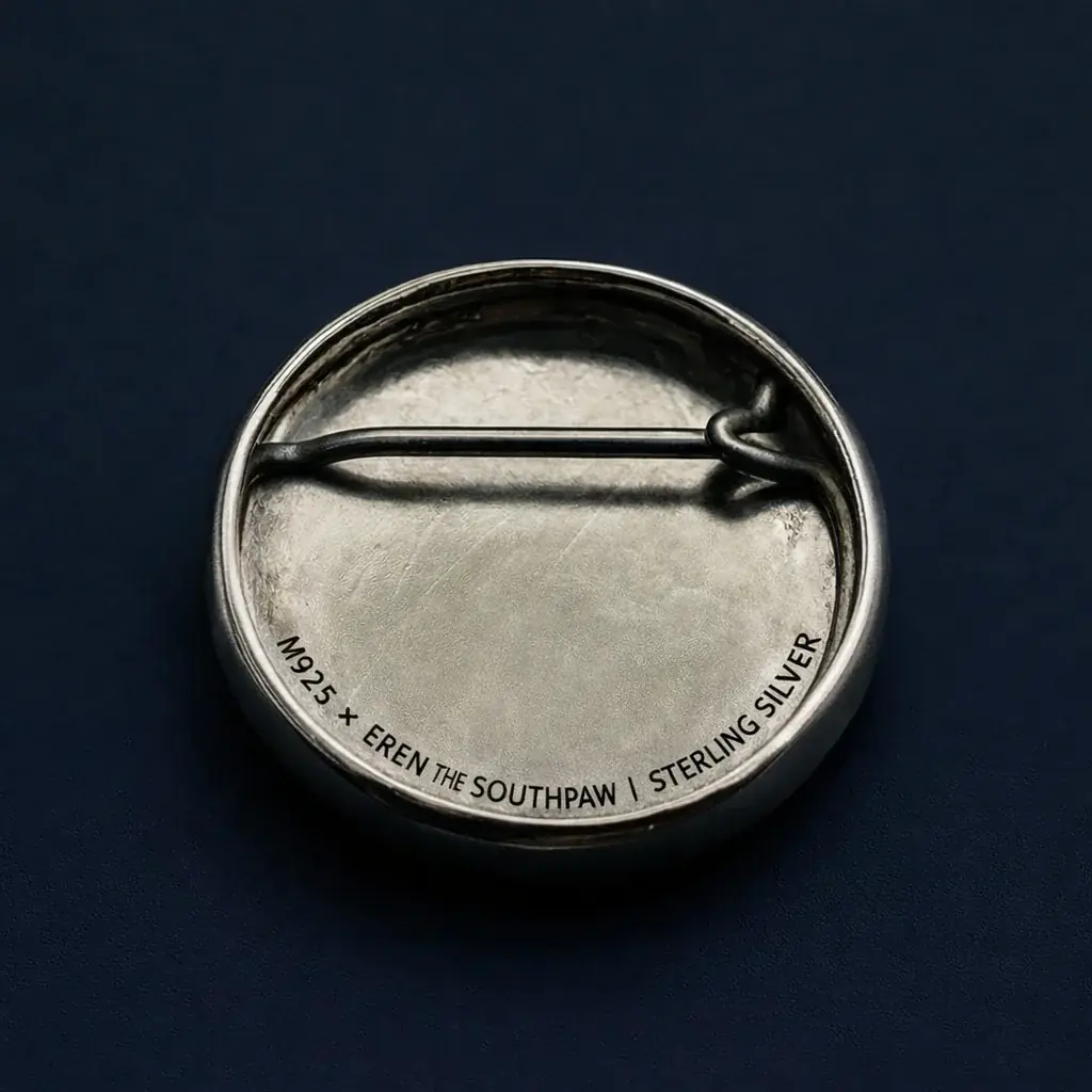 M925 大人気漫画『左ききのエレン』の名台詞が純銀の缶バッジに 画像 7