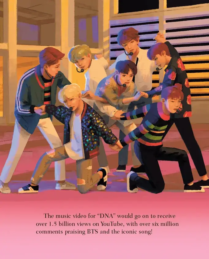 BTSが絵本に。2026年4月17日、18日に待望の日本公演を行うBTSの、デビュー初期からトップアイドルへと成長する姿を描いた、伝記絵本『BTS』を4月13日より発売します。 画像 2