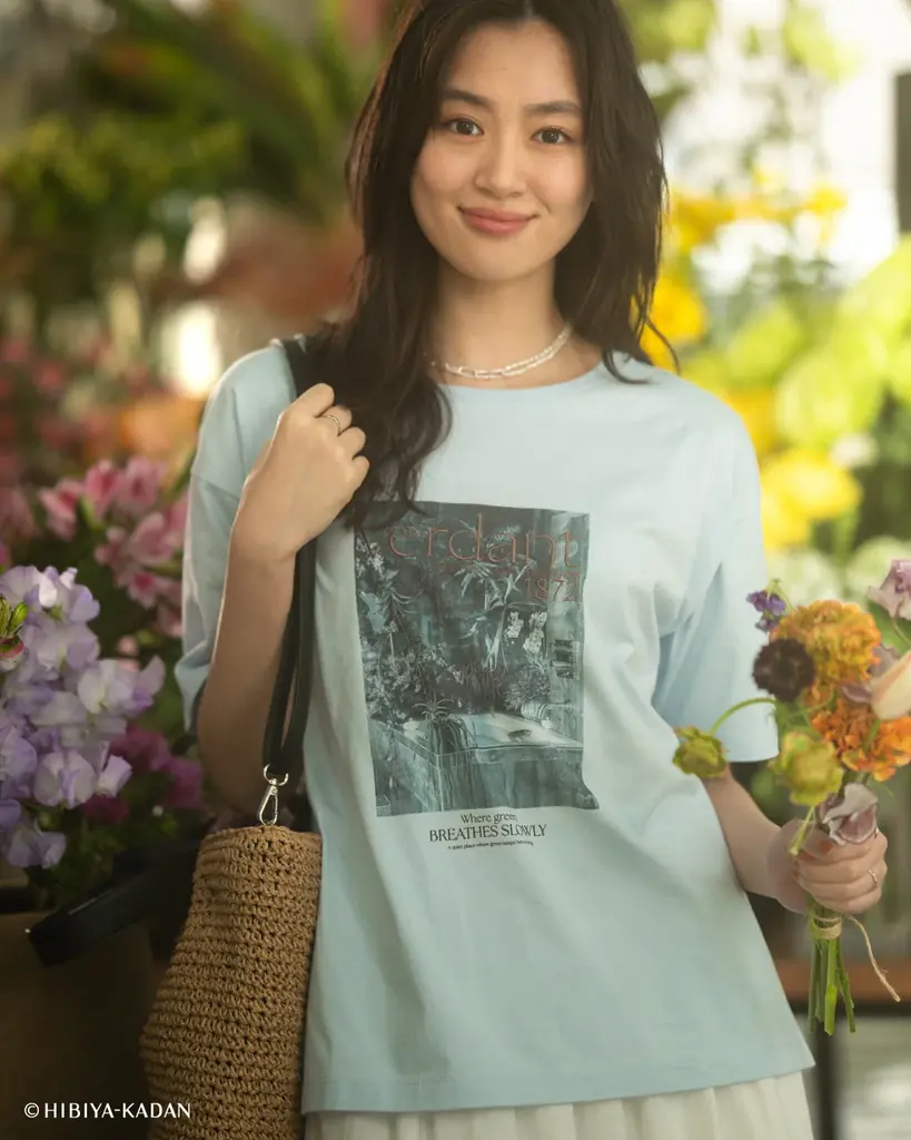 【Green Parks】人気フラワーショップ「日比谷花壇」と初のコラボレーション！リゾート感漂うボタニカル柄の特別なアイテムを4月24日(金)に発売 画像 3