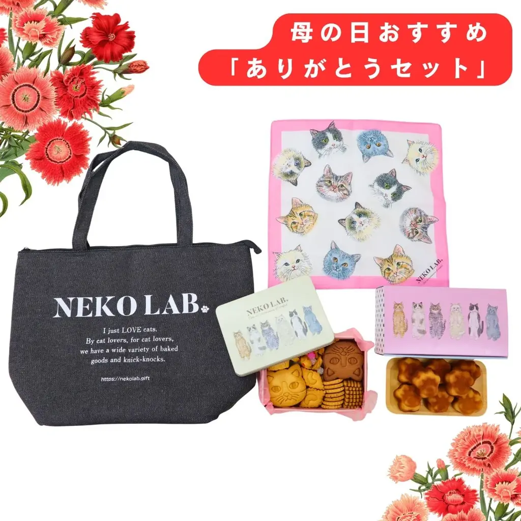 猫と贈る母の日ギフト。「ありがとう」を届ける限定セットを発売｜NEKO LAB 画像 2