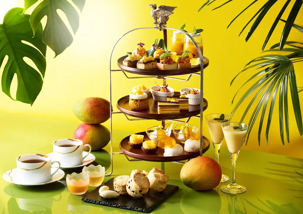 【JWマリオット・ホテル奈良】国産マンゴーを贅沢に使用した初夏を彩る「マンゴーアフタヌーンティー」5月1日より提供 画像 1