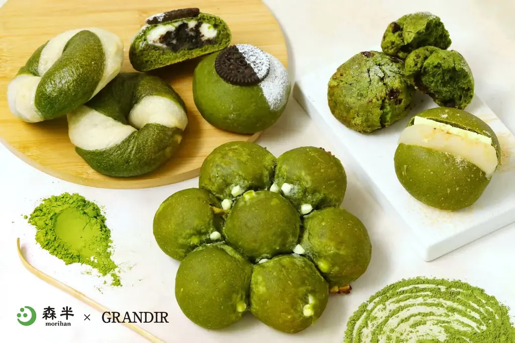 5月1日発売 グランディール×森半 抹茶パン全5種
