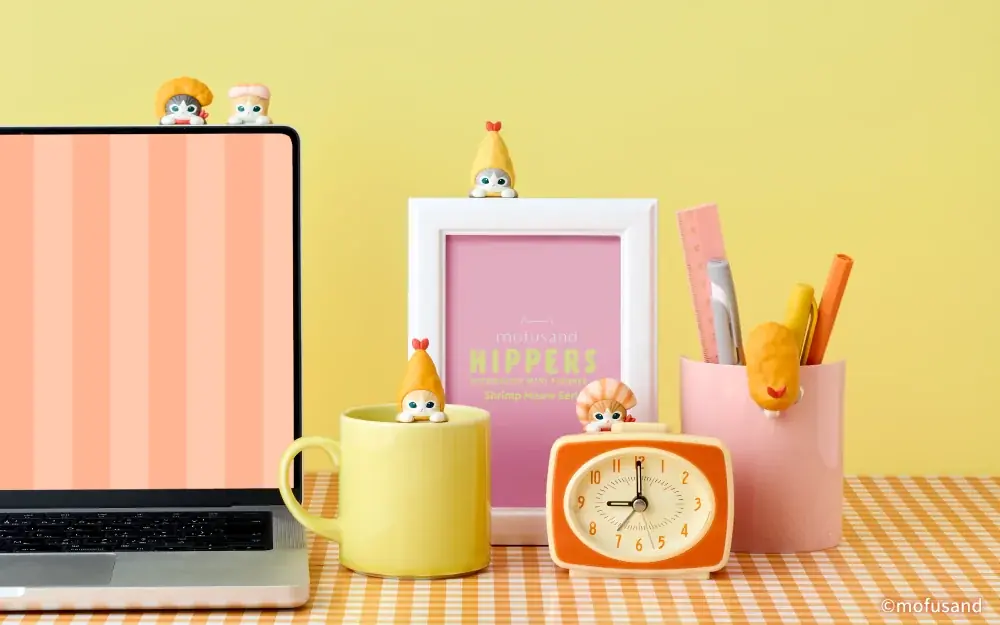 「mofusand」のえびにゃんが『HIPPERS mofusand Shrimp Meow Series』になって新登場！4月24日（金）より販売開始。 画像 2