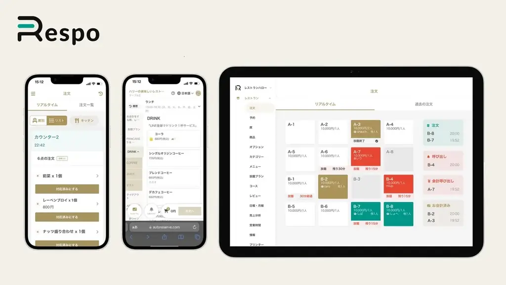 飲食店のシステム費をゼロへ。オールインワンプラットフォーム「Respo」、主要機能を日本国内で完全無料化 画像 8