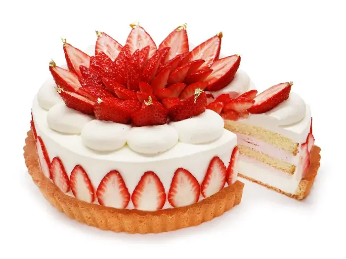 【カフェコムサ】創業30周年を彩る記念ケーキ第二弾、奈良県産いちご「古都姫」のショートケーキタルトをメインにショートケーキフェアを開催！ 画像 2