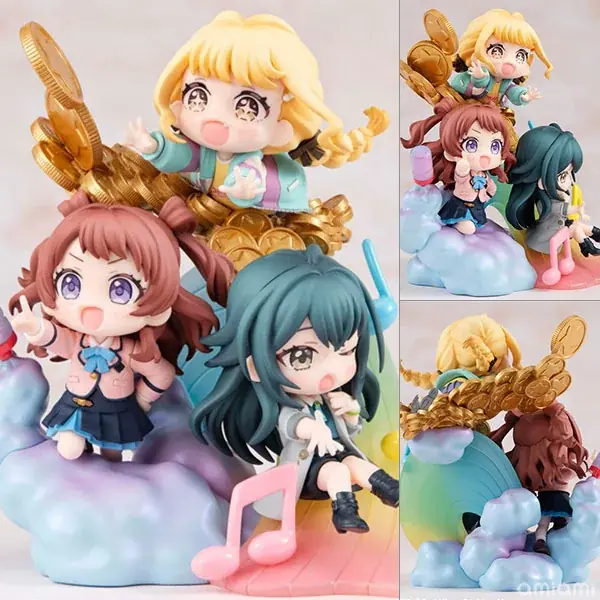 『学園アイドルマスター』より、「花海咲季」「月村手毬」「藤田ことね」の3人がディフォルメフィギュアで登場。 画像 2