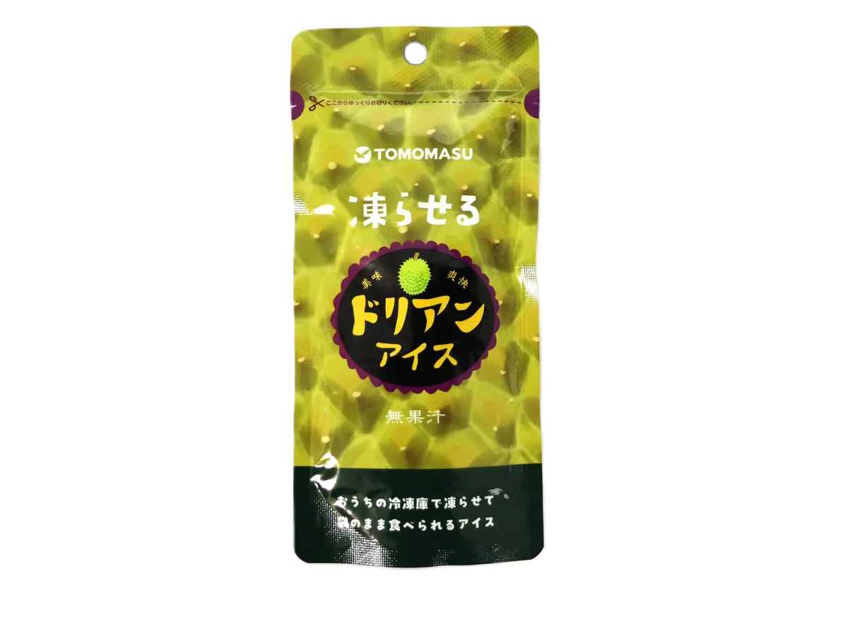 4月20日発売｜友桝飲料の果実アイス新作ドリアンが登場