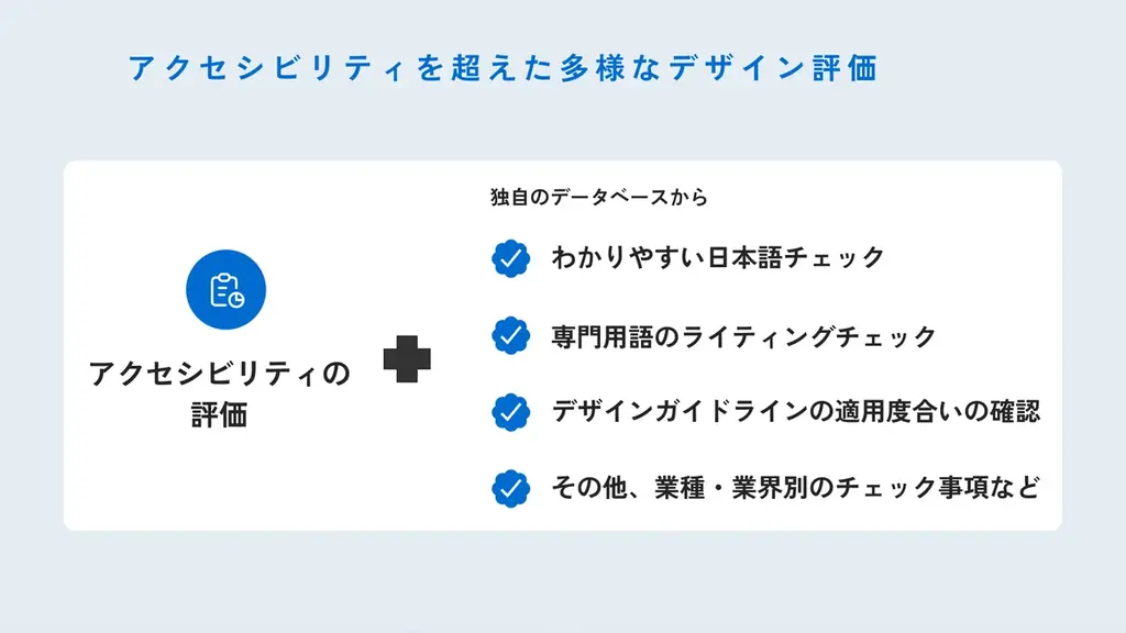 専門知識不要、ワンクリックでWebサイトのアクセシビリティをAIが評価、レポートを自動生成するツール「AXY（アクシー）」を正式提供開始 画像 5