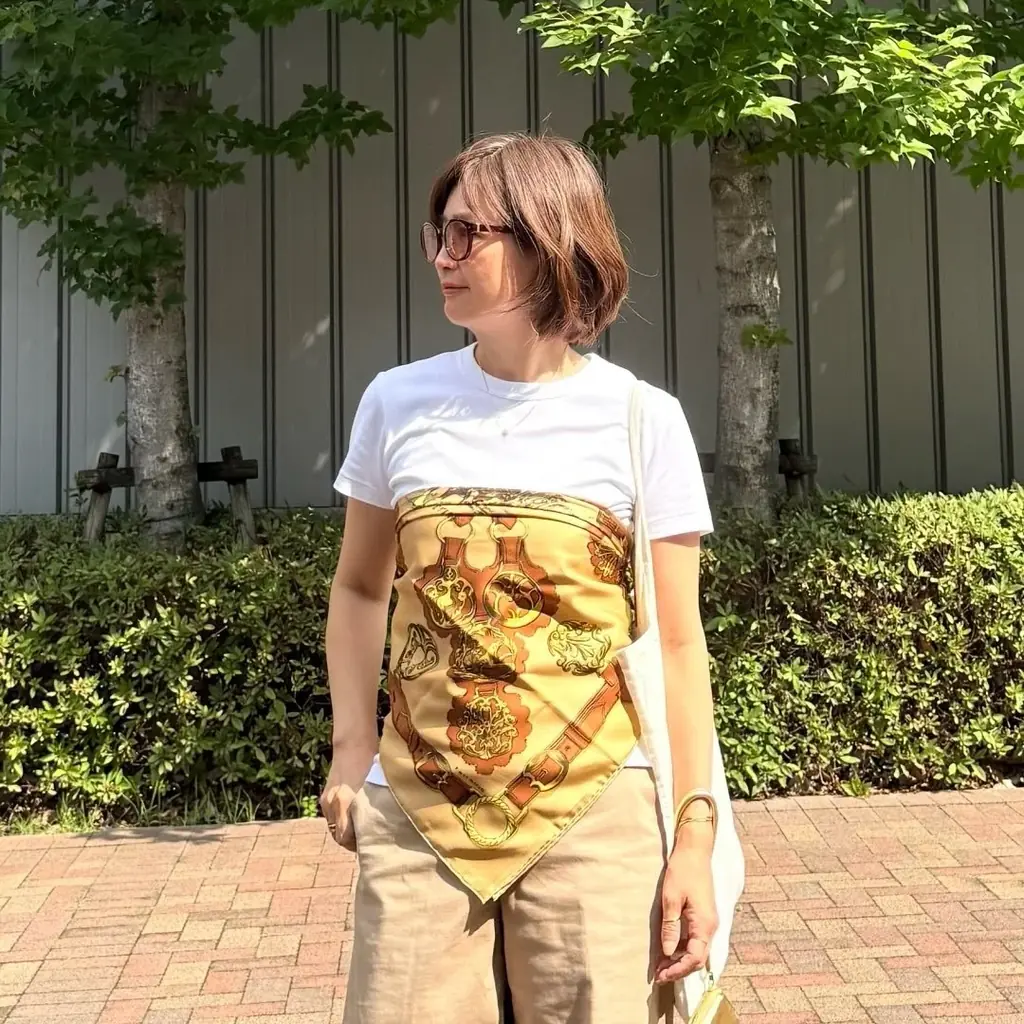 人気カラーコーディネーター・河村純子さんと初のコラボレーション 「潔く出す」が50代から60代の正解 夏の大人女性を美しく見せるレディースファッションアイテムを4月20日(月)に発売 画像 11