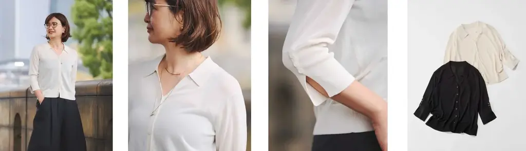 人気カラーコーディネーター・河村純子さんと初のコラボレーション 「潔く出す」が50代から60代の正解 夏の大人女性を美しく見せるレディースファッションアイテムを4月20日(月)に発売 画像 3