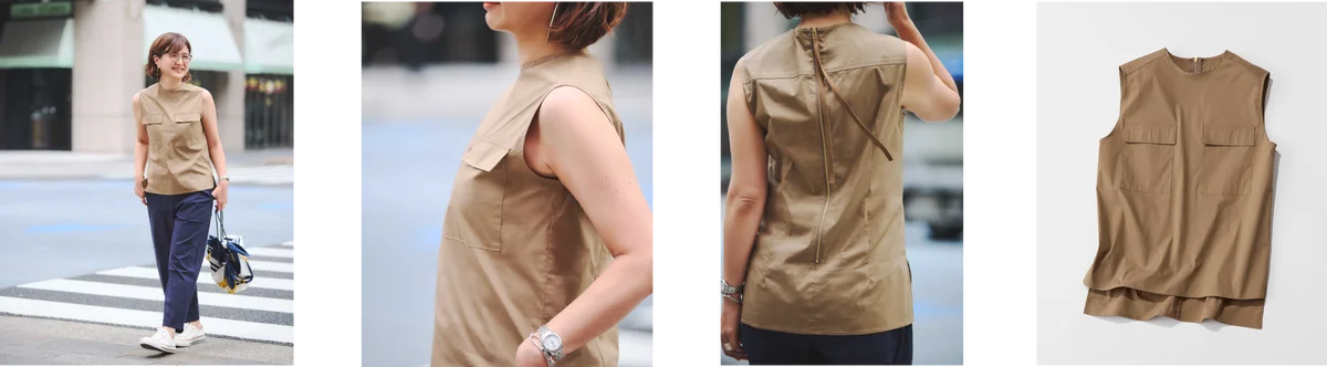 人気カラーコーディネーター・河村純子さんと初のコラボレーション 「潔く出す」が50代から60代の正解 夏の大人女性を美しく見せるレディースファッションアイテムを4月20日(月)に発売 画像 4