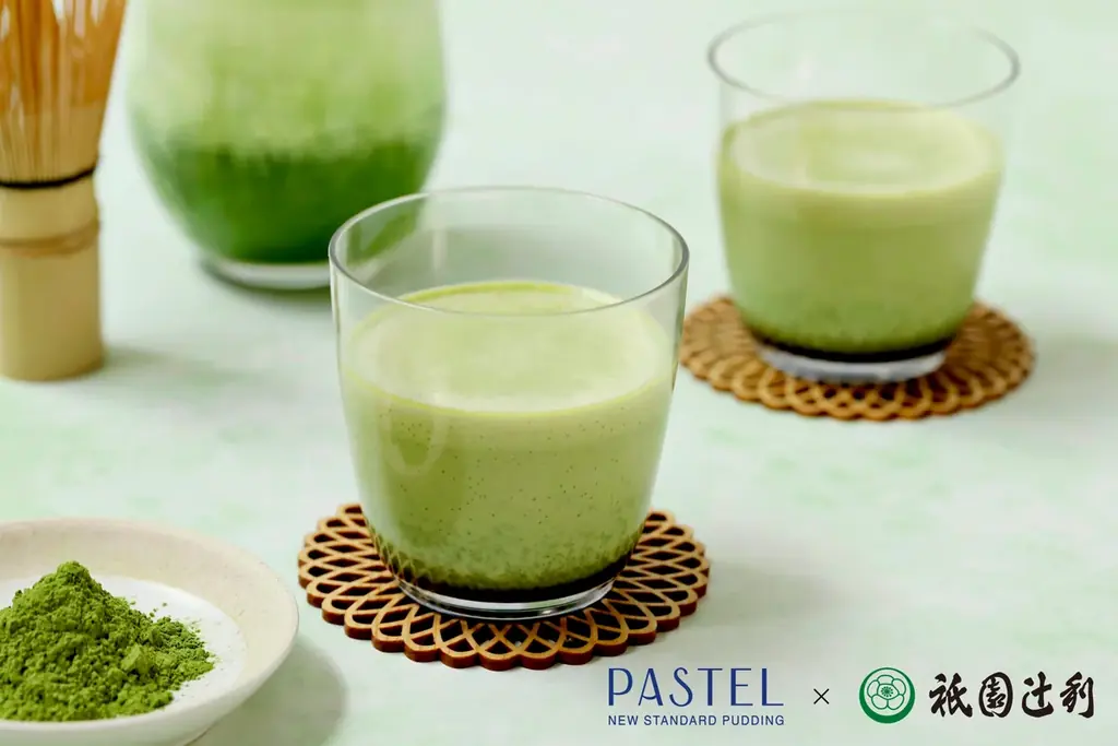 5月1日発売　祇園辻利×パステル抹茶ラテプリン