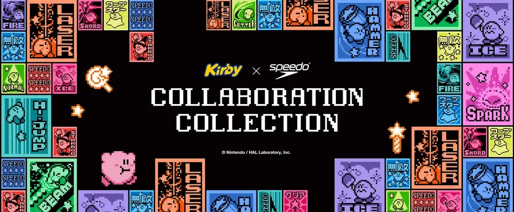 人気ゲームシリーズ「星のカービィ」×Speedoコラボレーション第二弾のアイテムが登場。 画像 1
