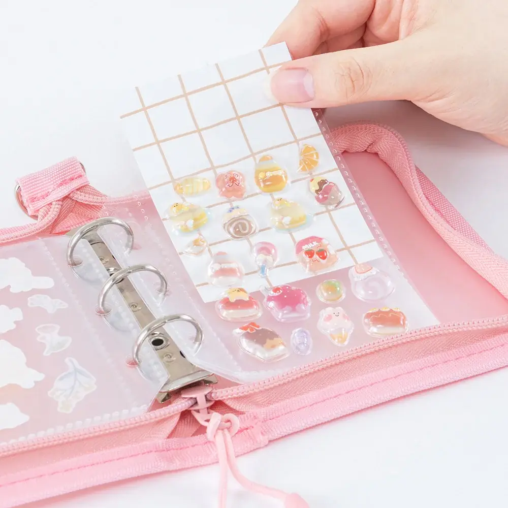 ファスナー付きのシールバインダー「 milput(ミルプット)」が新発売 画像 3