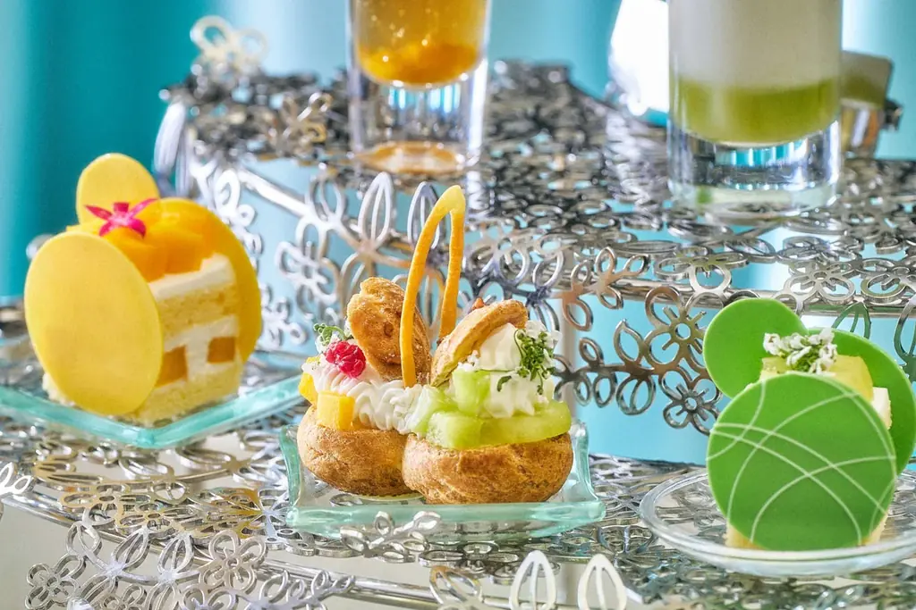 【ヒルトン東京お台場】旬のマンゴーとみずみずしいメロンを多彩な味わいで楽しむ　「マンゴー・メロン アフタヌーンティー」期間限定で登場 画像 4