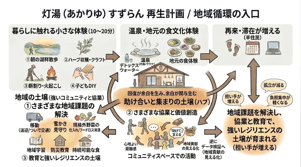 年間赤字4,000万円、閉鎖された「白樺湖温泉すずらんの湯」を民間再生。 画像 2