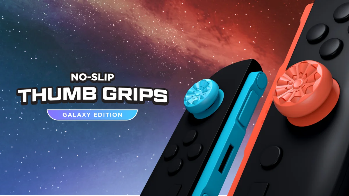 元祖フリーク「KontrolFreek」より、Switch 2向けサムグリップ「No-Slip Thumb Grips™ for Switch 2 – Galaxy Edition」を発表 画像 1