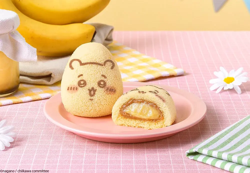 【京王新宿店】「ちいかわ」×「東京ばな奈」初登場！最新作“むちゃうま”クッキーサンドに、人気のバナナプリンケーキやトートバッグセットも 画像 7