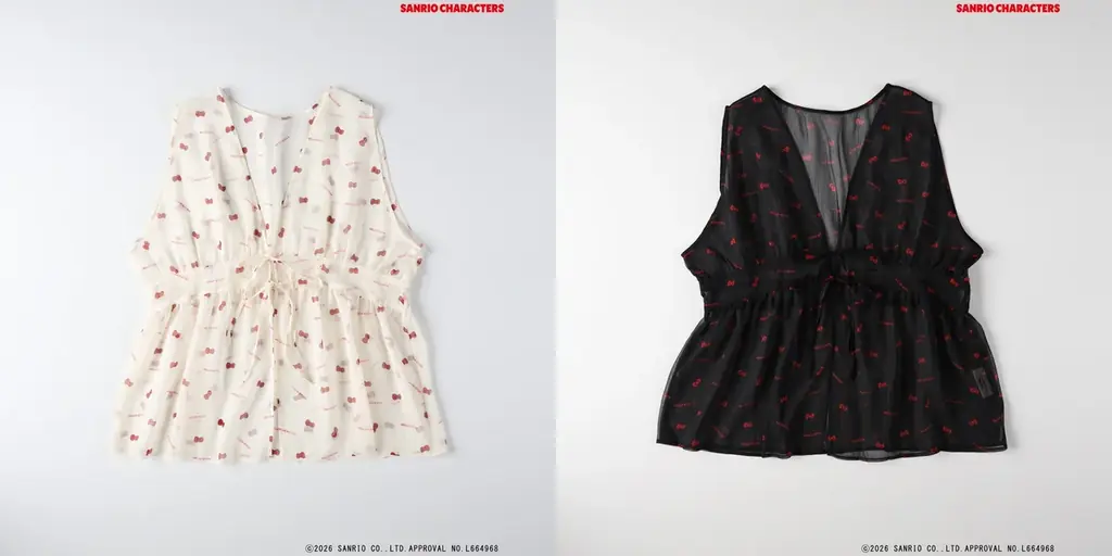 サンリオキャラクターズとライトオンがコラボレーション！すやすや眠る姿が可愛いキャラクターたちの限定描き起こしアイテムが登場！ 画像 4