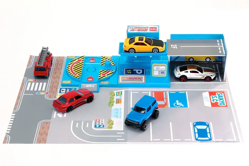 【エレベーター＆回転台つき★】『最強のりものヒーローズ5-6月号』はミニカーと遊べる立体駐車場おもちゃが付録♪ 画像 5
