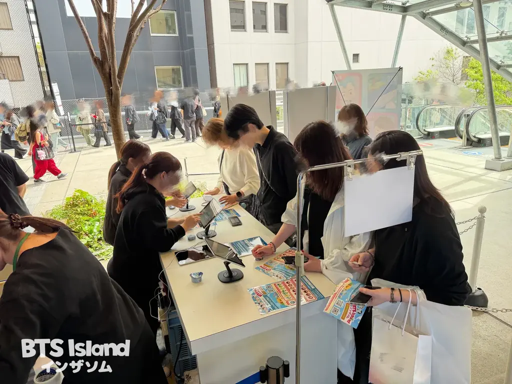 【DRIMAGE JAPAN プレスリリース】『BTS Island:インザソム』ユーザーが渋谷に集結！初週は大反響で終了。いよいよ今週末4月18日(土)・19日(日)に後半日程を開催！ 画像 3