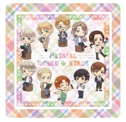 アニメ『ヘタリア World★Stars』×カラオケマック コラボキャンペーン開催決定！カラオケを楽しむミニキャライラストのコラボ限定グッズが登場！ 画像 6