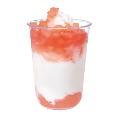 弾ける“もも”のみずみずしさが初夏にぴったり 濃厚クラウンバニラ第2弾「ピーチ&ピーチクラウンバニララテフロート」など展開 画像 2