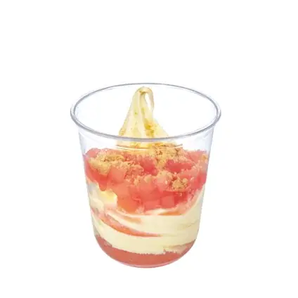 弾ける“もも”のみずみずしさが初夏にぴったり 濃厚クラウンバニラ第2弾「ピーチ&ピーチクラウンバニララテフロート」など展開 画像 7