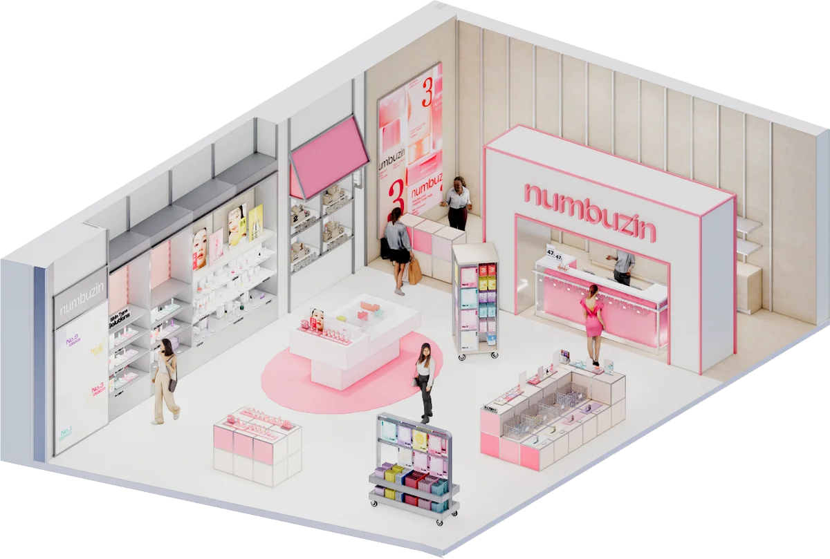 韓国スキンケアブランド『numbuzin（ナンバーズイン）』の人気アイテムを実際に体験できる、日本初のオフラインストアが名古屋にオープン 画像 4