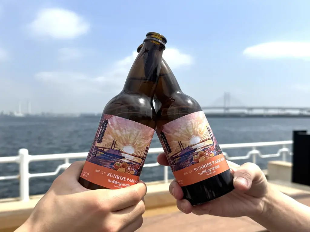 横浜・山下公園の「景色」を味わう一杯。ザ・ワーフハウス山下公園から、横浜ビールと共同開発したオリジナルビール『SUNRISE PARK ALE』2026年4月21日（火）誕生 画像 4