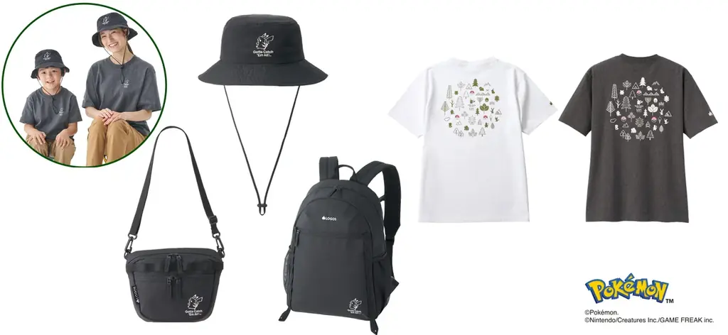 LOGOS×ポケモン30周年、Tシャツなど19種が一般販売