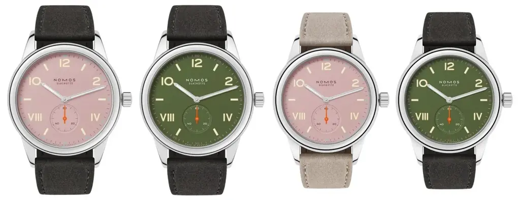 ドイツ時計ブランド「NOMOS GLASHÜTTE /ノモス グラスヒュッテ 」人気の定番モデル「クラブキャンパス」に春を彩る新カラー・フルローズとオールオリーブが登場 画像 7