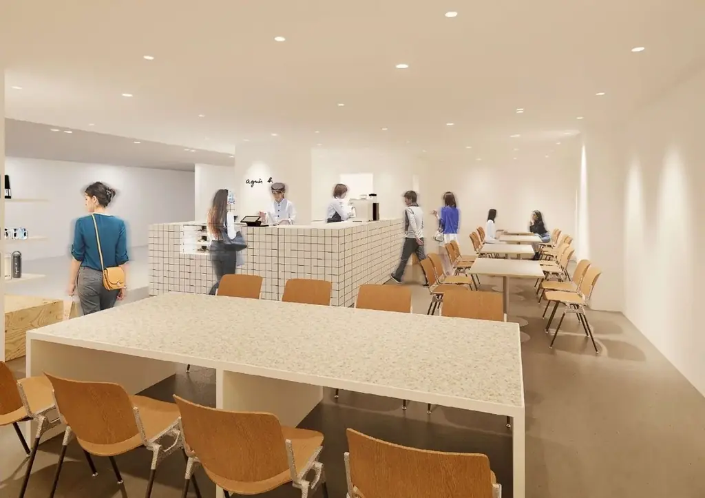 【神戸阪急】全国で5店舗目。東京と京都にしかない「アニエスベーカフェ」が神戸阪急にオープンします。 画像 2