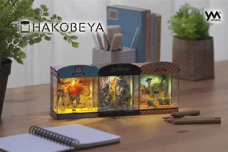 【手のひらサイズの光るインテリアキット】ディズニーの人気作品が、小さな箱の中で輝く。「HAKOBEYA」全16種が2026年4月下旬発売！ 画像 1