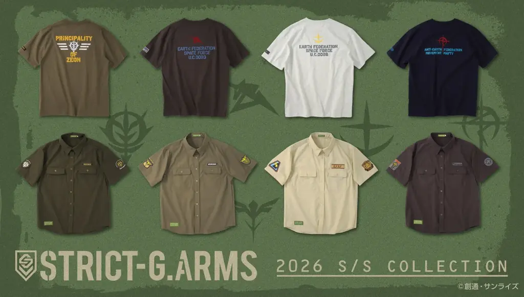 4月18日発売、STRICT‑G.ARMS新作カットソー＆半袖シャツ