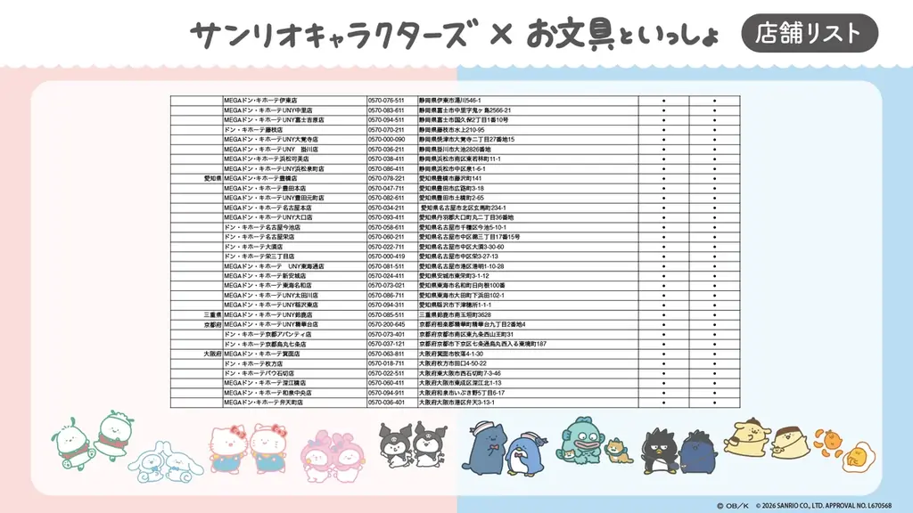 「お文具といっしょ」と「サンリオキャラクターズ」のコラボ！4/25 (土)より、全国の「ドン・キホーテ」、「アピタ」店舗にて限定商品を発売開始！ 画像 7